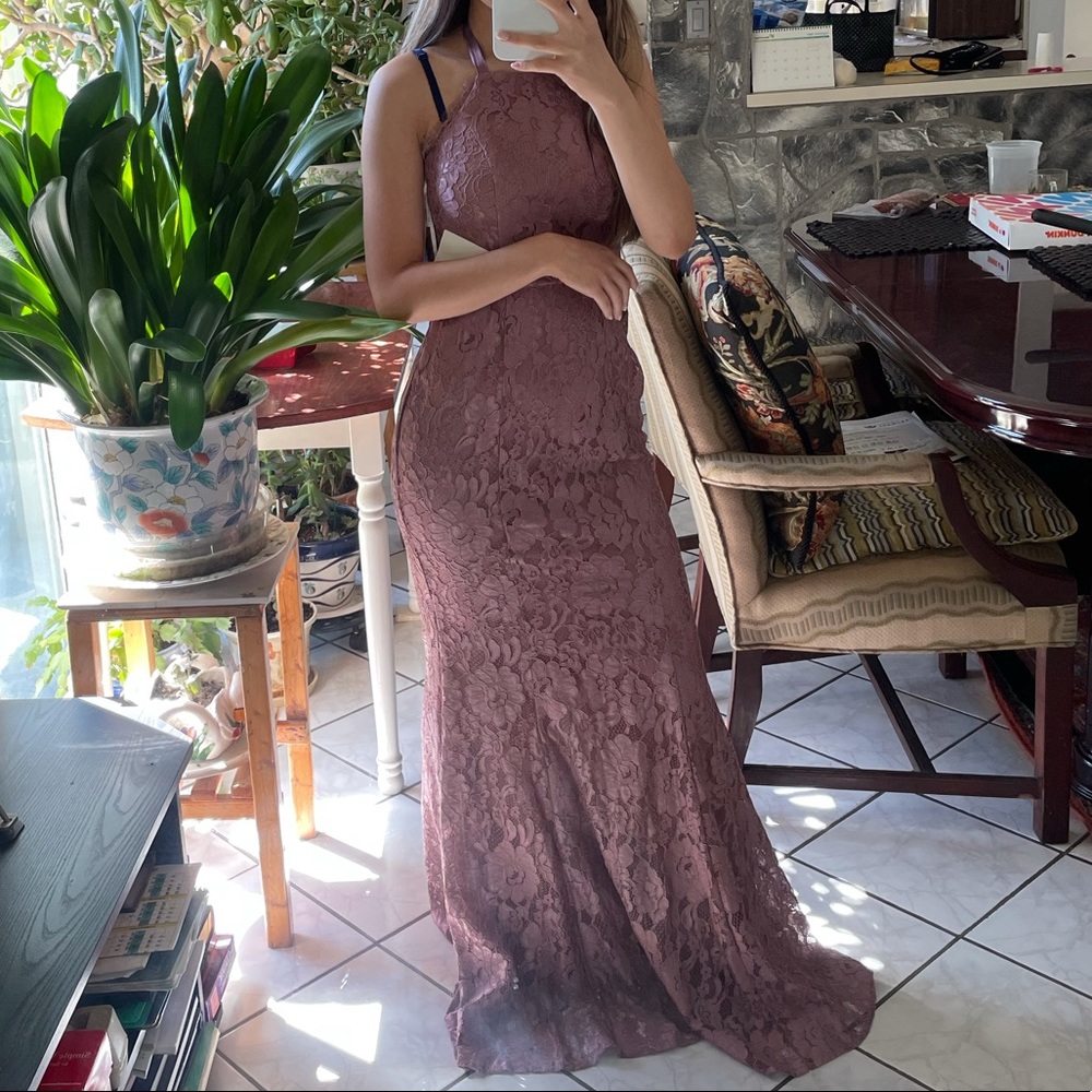 Lulus floral lace dress